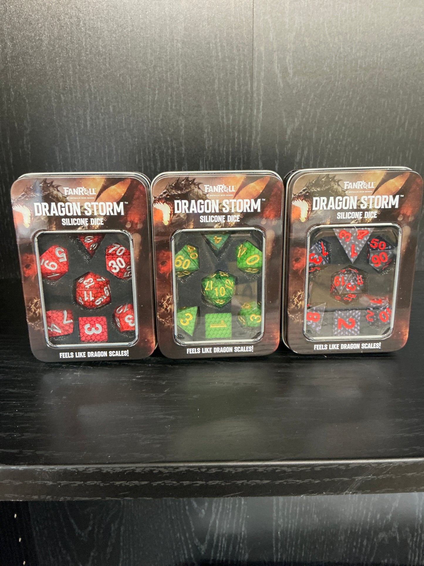 Dragon Storm silicone dice set