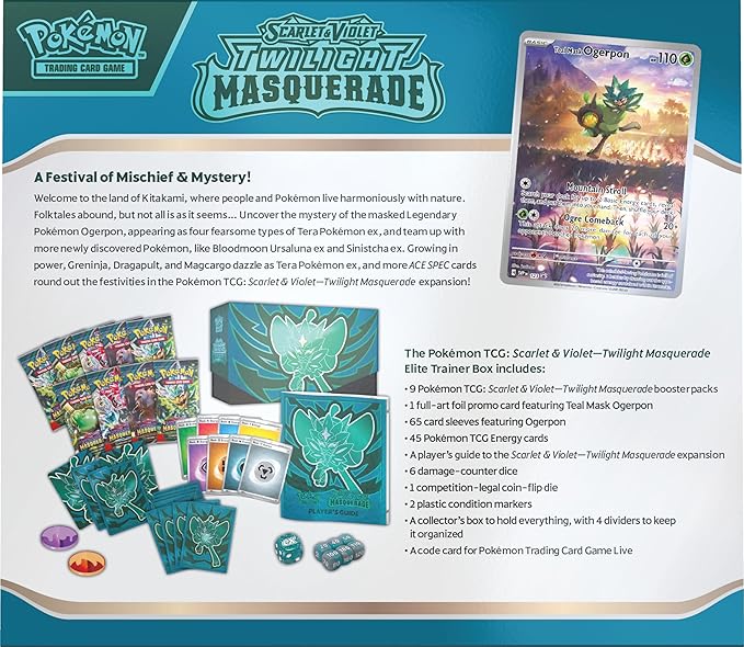 Scarlet & Violet Twilight Masquerade Elite Trainer Box