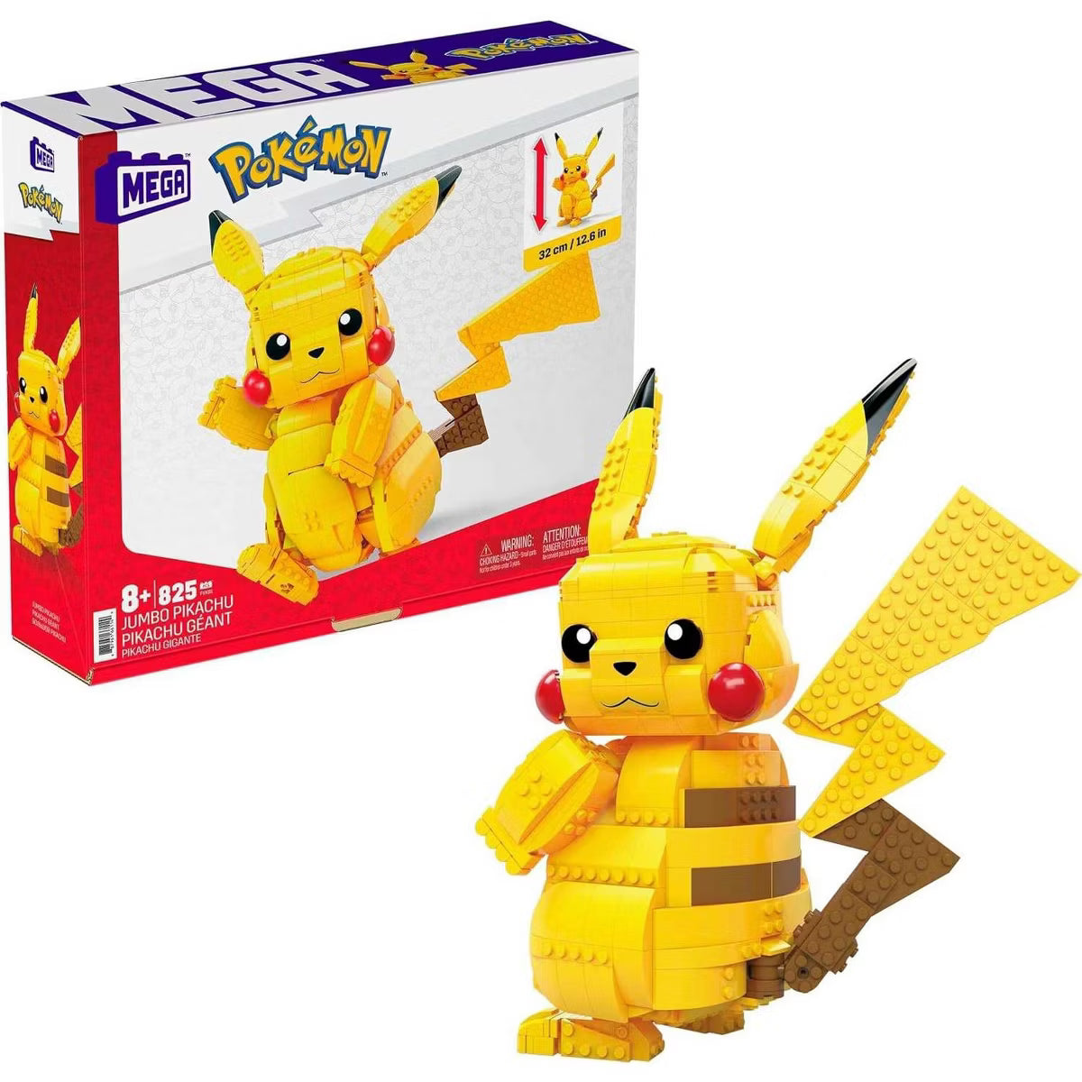 MEGA Pokémon Building Toys Set Jumbo Pikachu